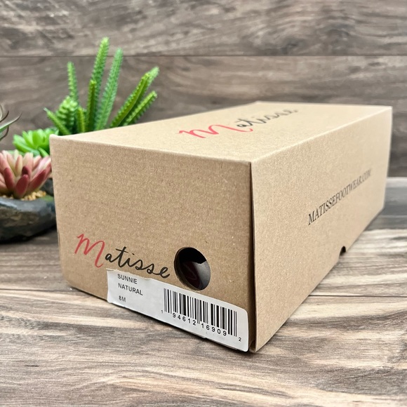 NIB Matisse Sunnie Gladiator Leather Sandal Natural - Picture 13 of 15